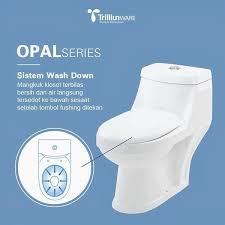 KLOSET DUDUK TRILLIUN OPAL WHITE